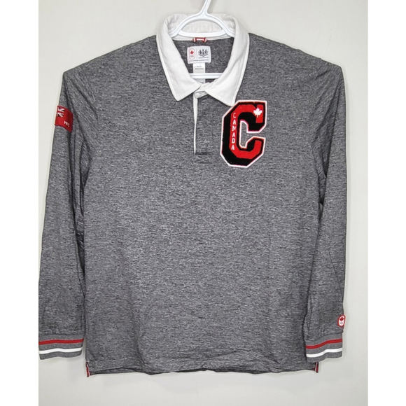 Hudson Bay Co. Other - Hudson Bay CO. Men's Polo Shirt Size XL Grey 2012 Canadian Olympic